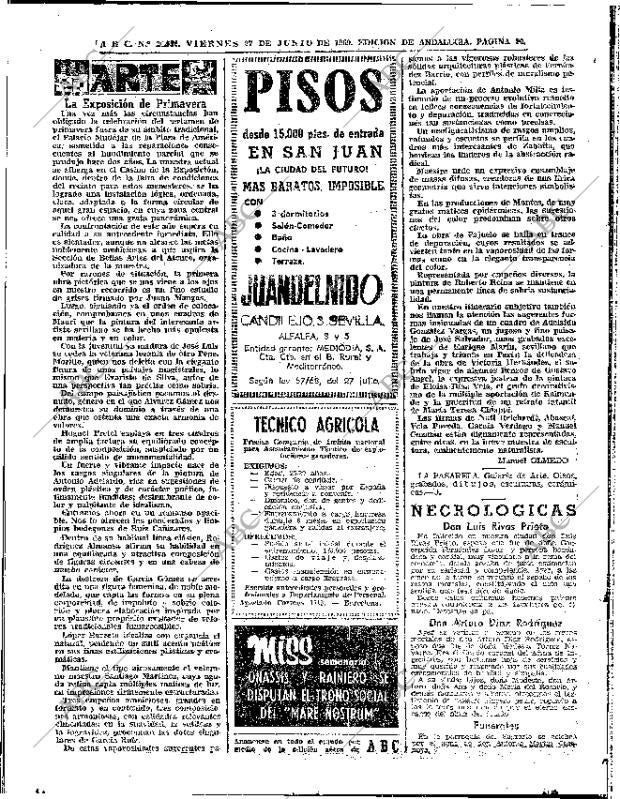 ABC SEVILLA 27-06-1969 página 90