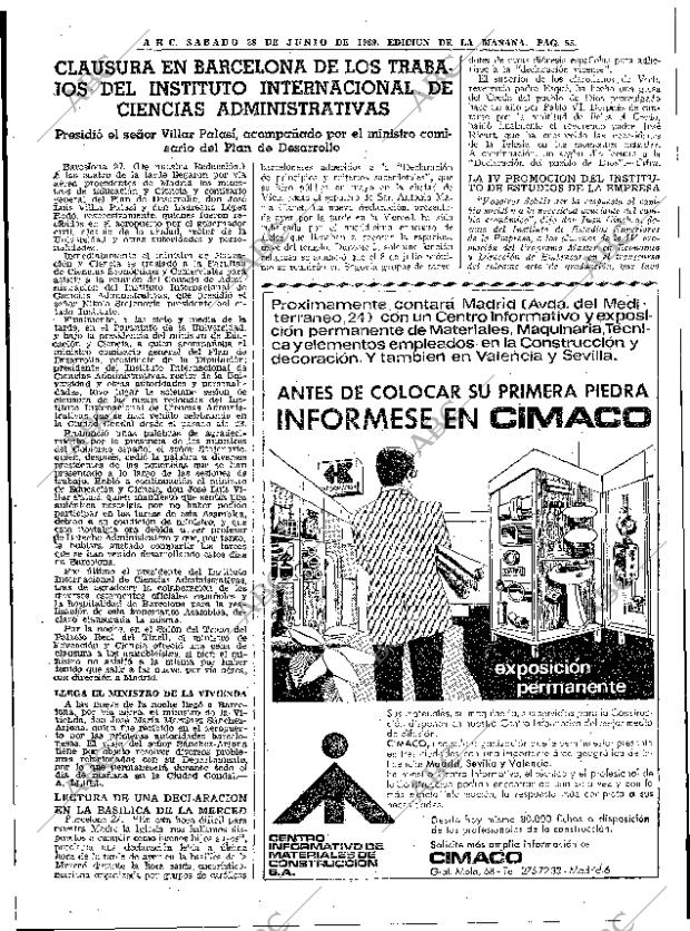 ABC MADRID 28-06-1969 página 55