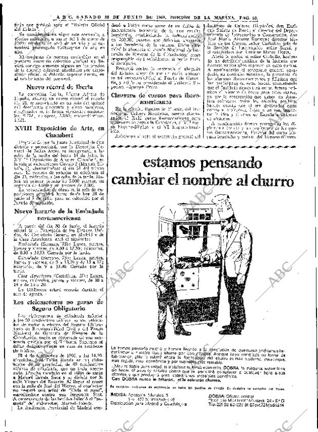 ABC MADRID 28-06-1969 página 59