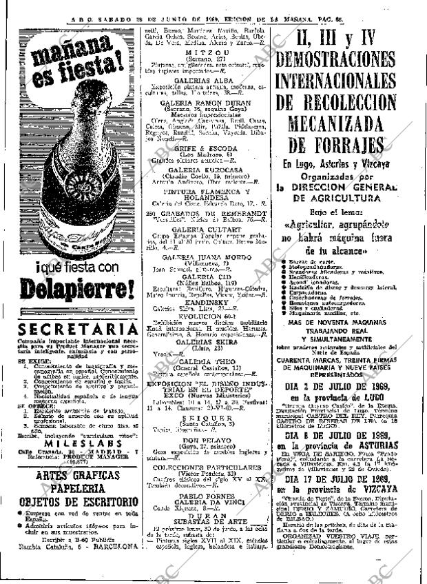 ABC MADRID 28-06-1969 página 66