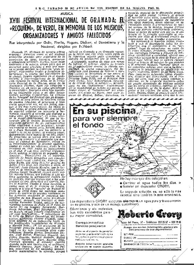 ABC MADRID 28-06-1969 página 91