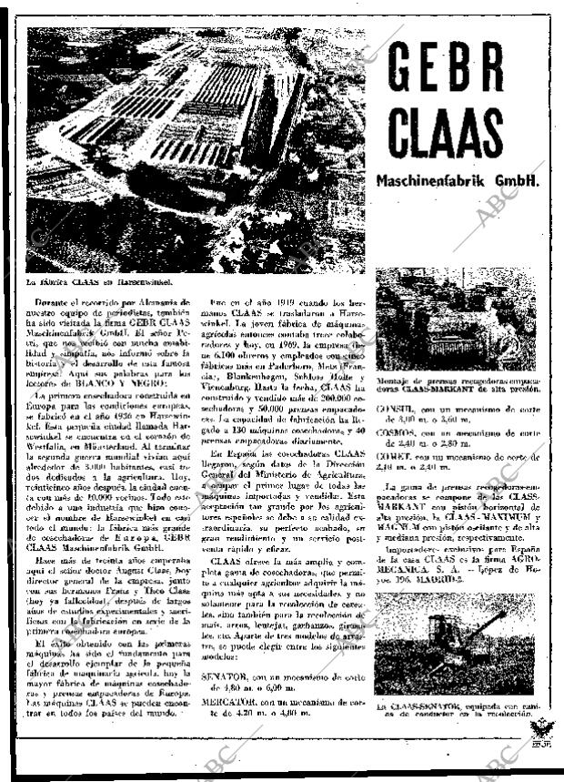 BLANCO Y NEGRO MADRID 28-06-1969 página 151