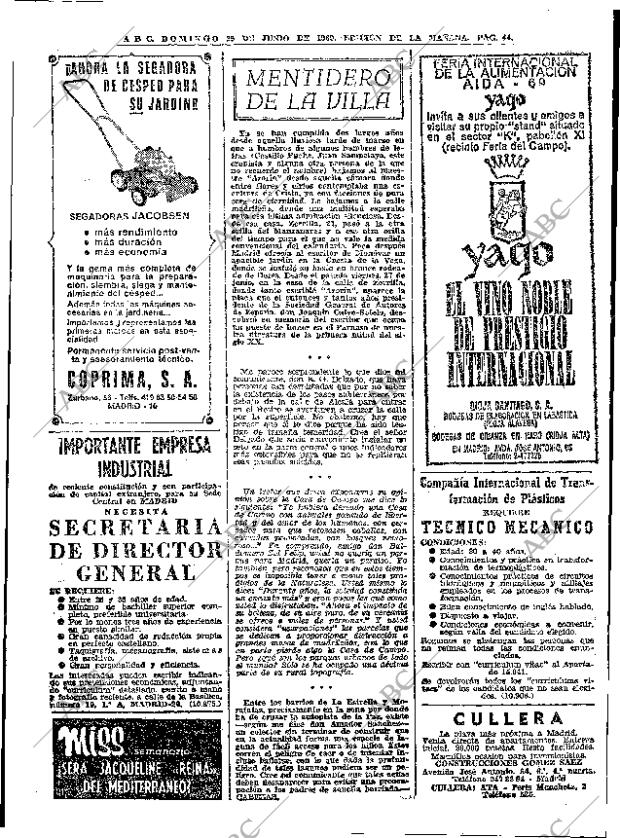 ABC MADRID 29-06-1969 página 44