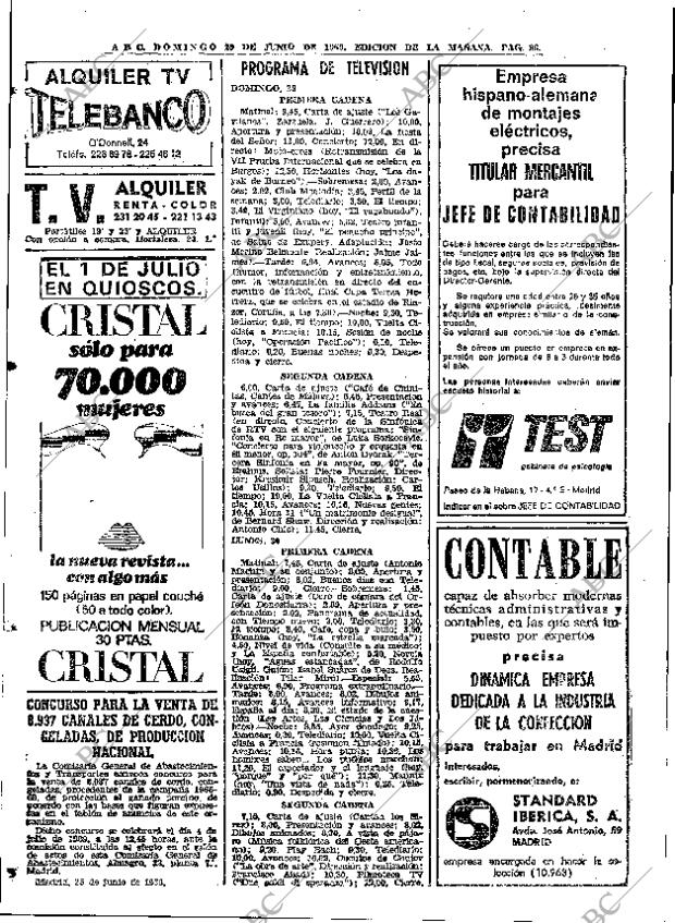 ABC MADRID 29-06-1969 página 86