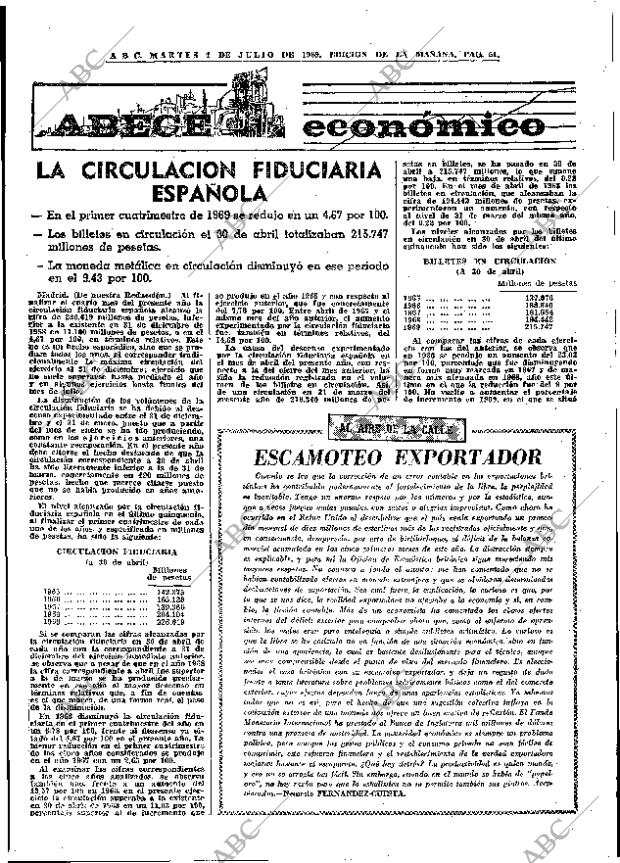 ABC MADRID 01-07-1969 página 51