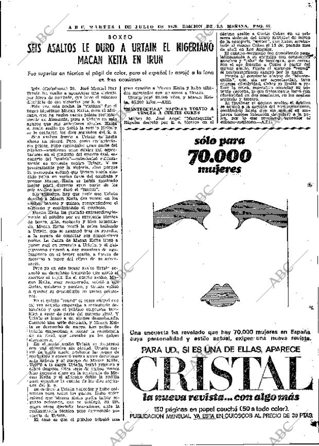 ABC MADRID 01-07-1969 página 67