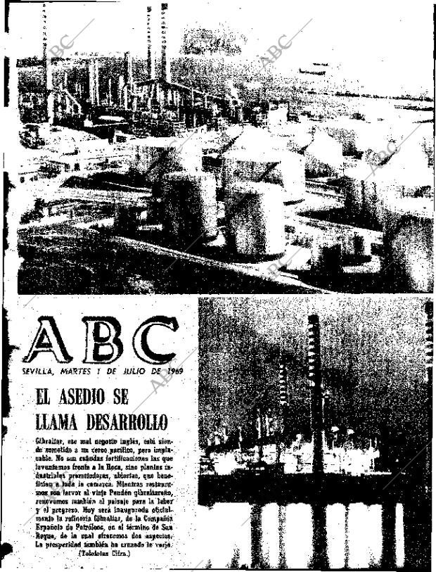 ABC SEVILLA 01-07-1969 página 1