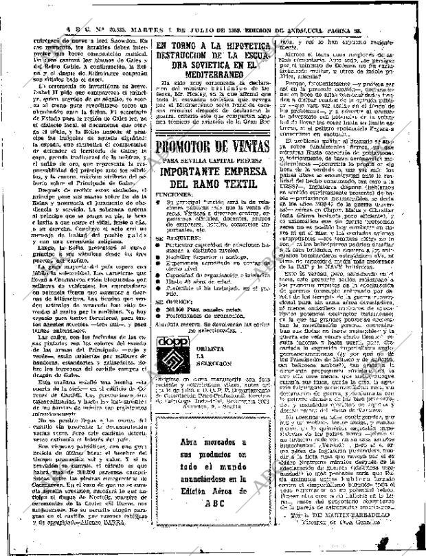 ABC SEVILLA 01-07-1969 página 38