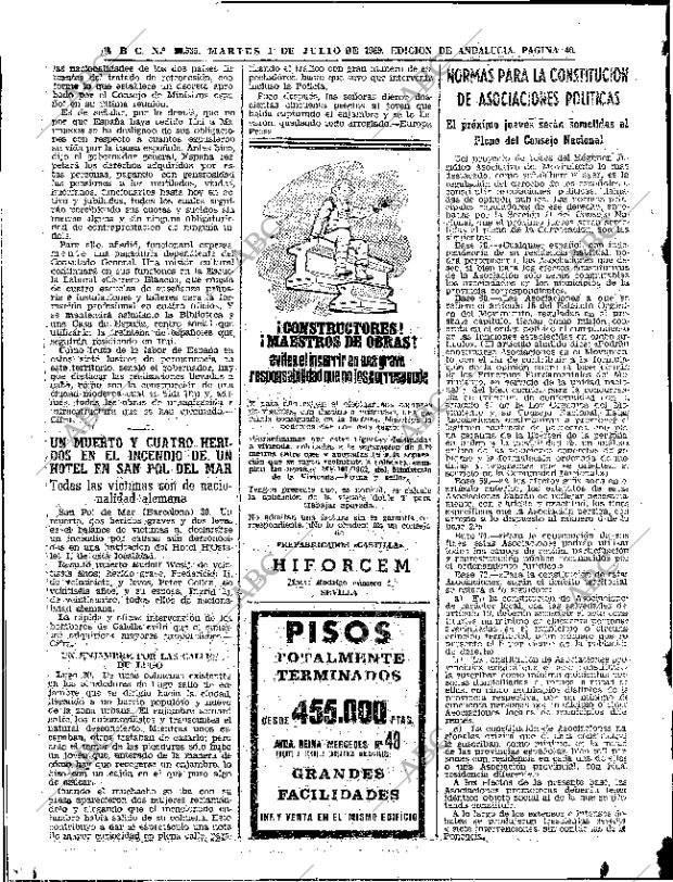 ABC SEVILLA 01-07-1969 página 40