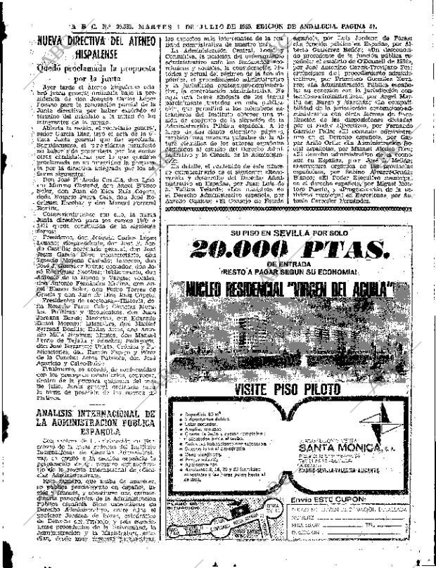 ABC SEVILLA 01-07-1969 página 51