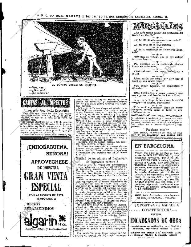 ABC SEVILLA 01-07-1969 página 57