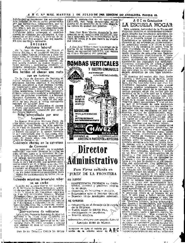 ABC SEVILLA 01-07-1969 página 60