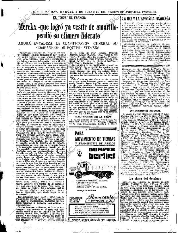 ABC SEVILLA 01-07-1969 página 67