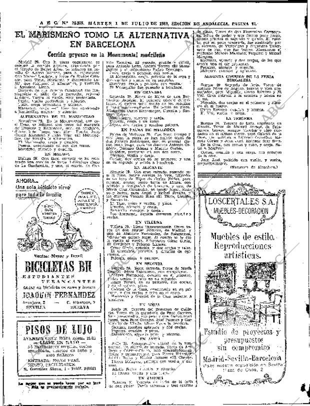 ABC SEVILLA 01-07-1969 página 74