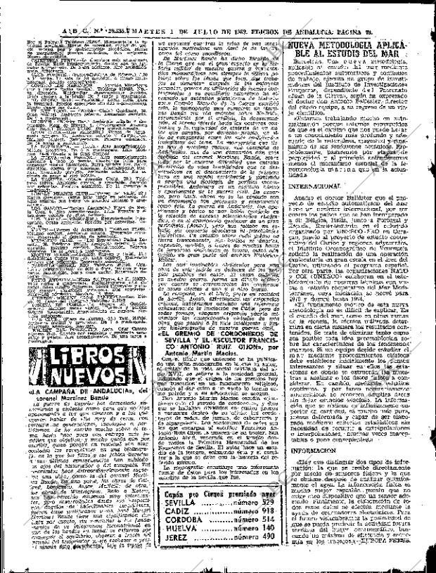 ABC SEVILLA 01-07-1969 página 78