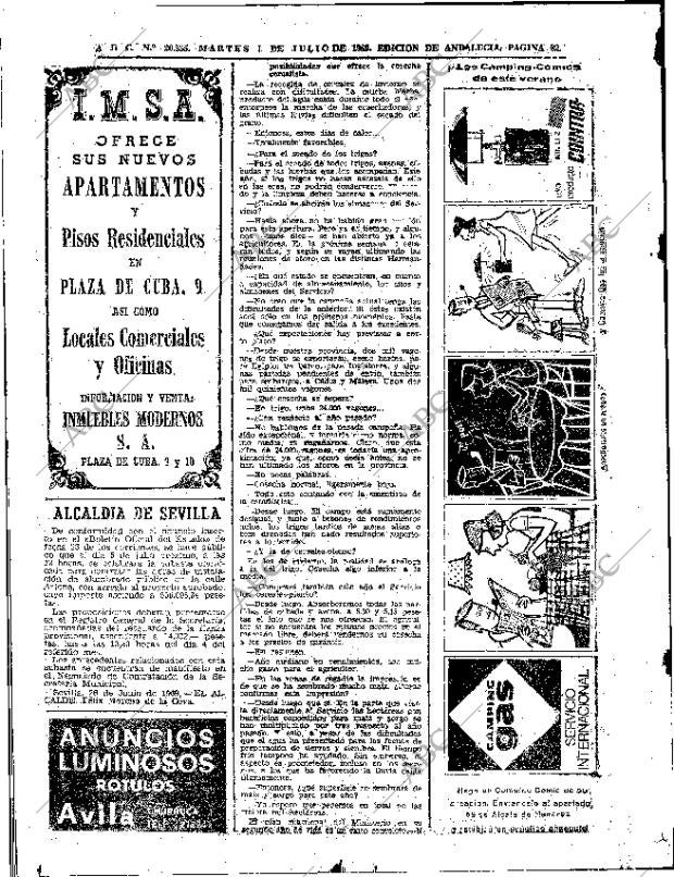 ABC SEVILLA 01-07-1969 página 82