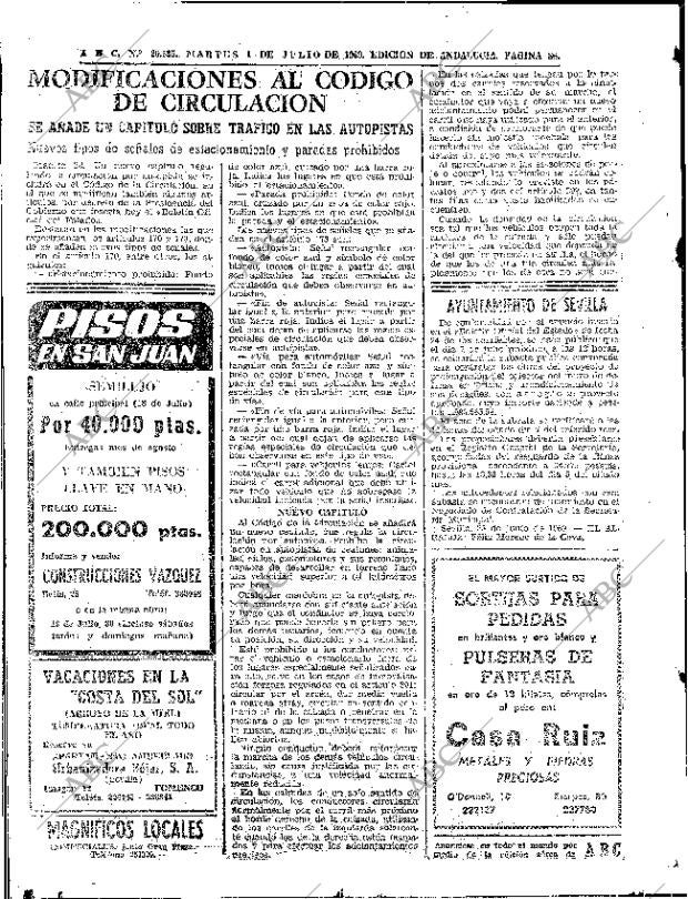 ABC SEVILLA 01-07-1969 página 86