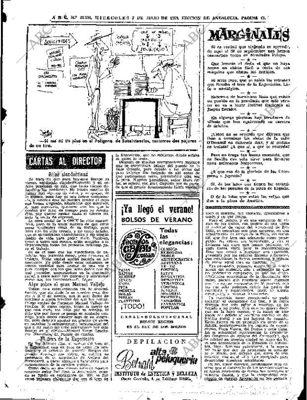 ABC SEVILLA 02-07-1969 página 43