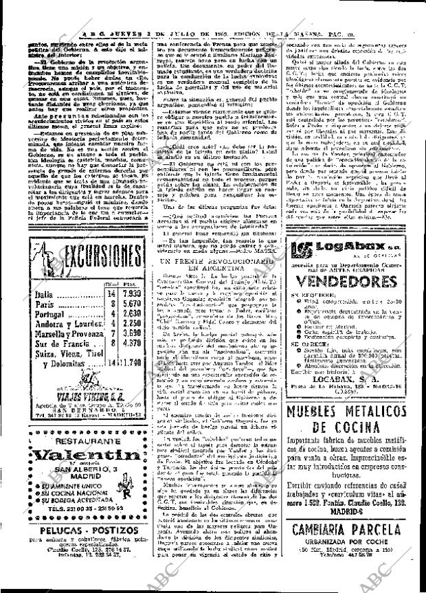 ABC MADRID 03-07-1969 página 20