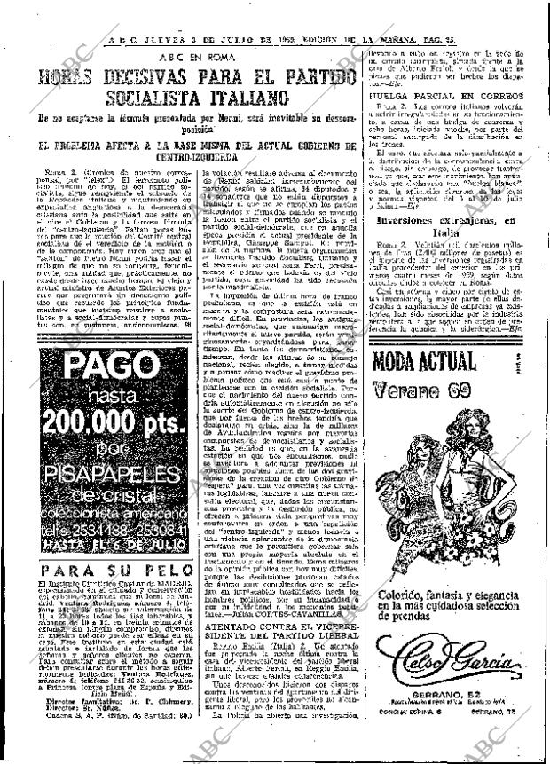 ABC MADRID 03-07-1969 página 25