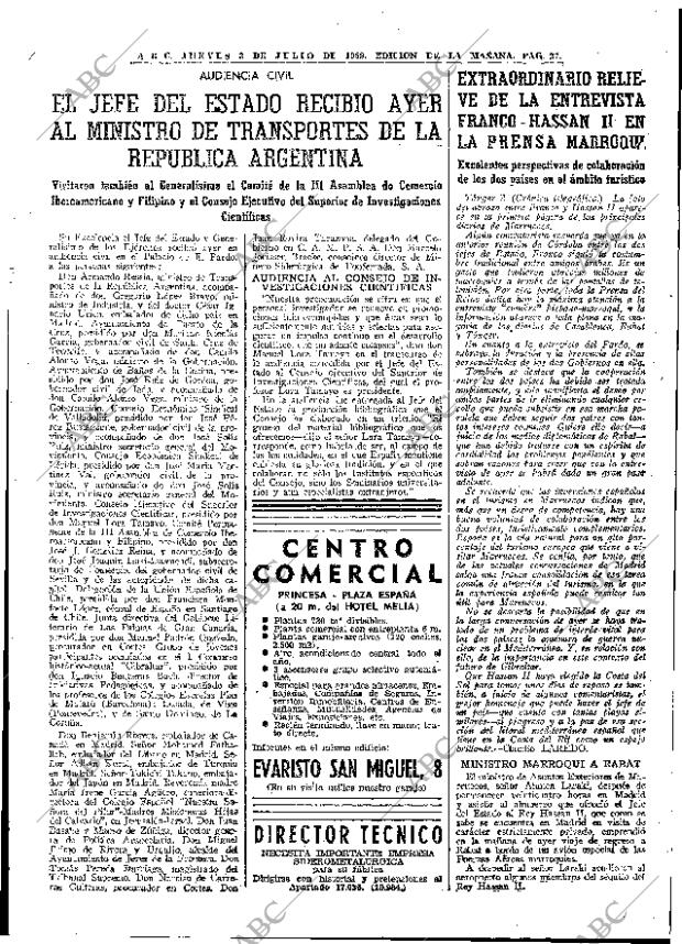 ABC MADRID 03-07-1969 página 27