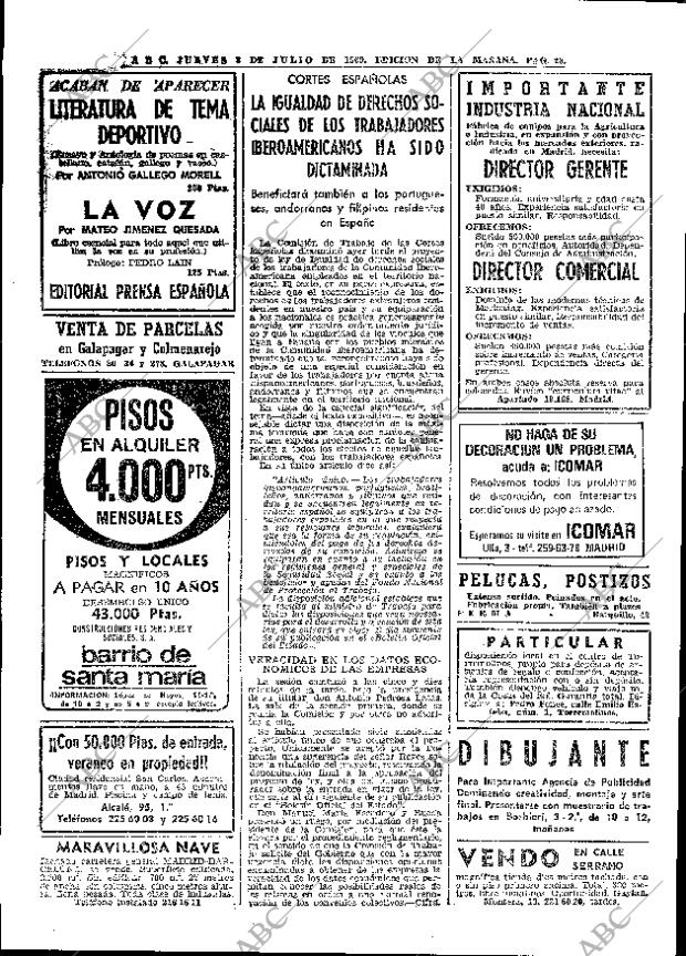 ABC MADRID 03-07-1969 página 28