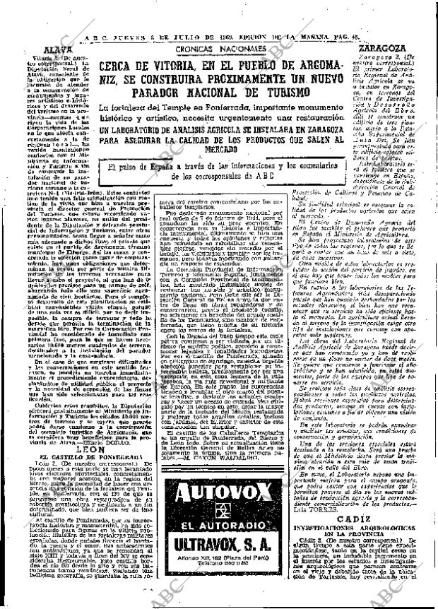 ABC MADRID 03-07-1969 página 45