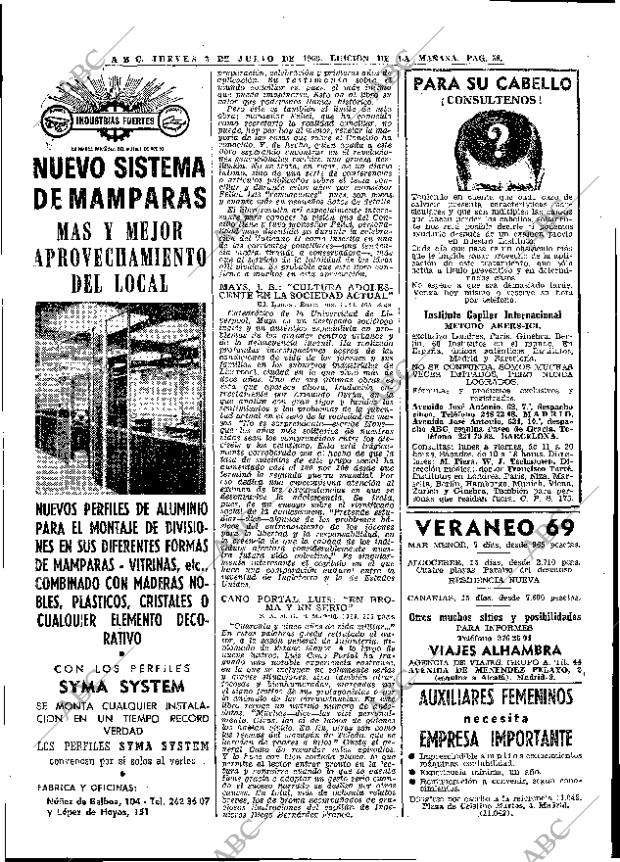 ABC MADRID 03-07-1969 página 58