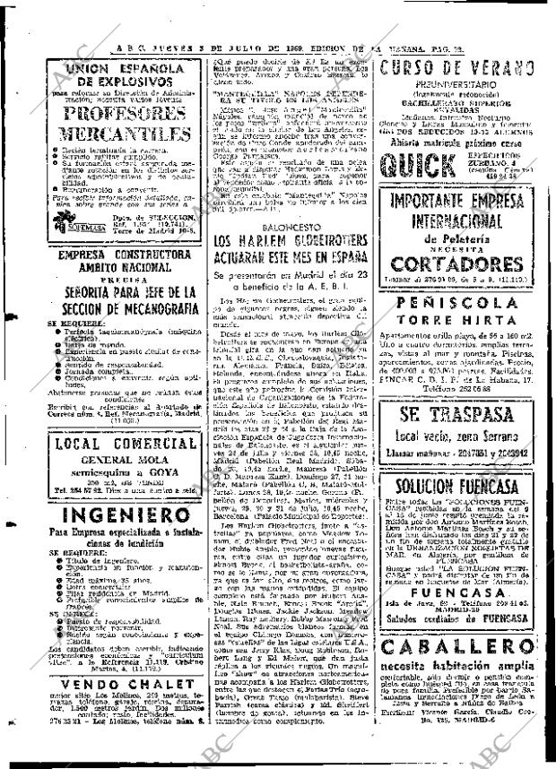 ABC MADRID 03-07-1969 página 72