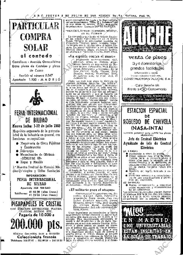 ABC MADRID 03-07-1969 página 78