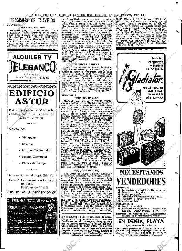 ABC MADRID 03-07-1969 página 85