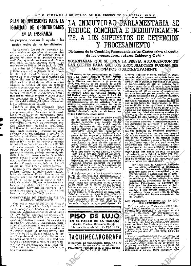 ABC MADRID 04-07-1969 página 31