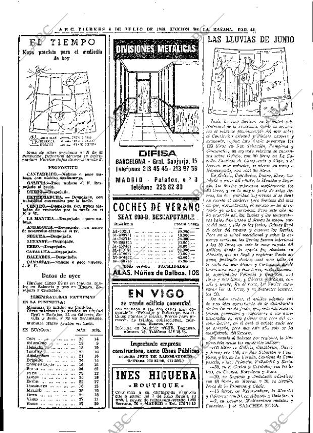 ABC MADRID 04-07-1969 página 44