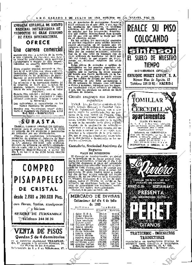 ABC MADRID 05-07-1969 página 68