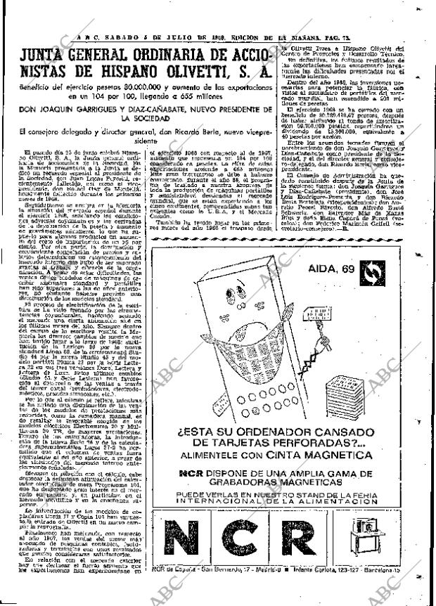 ABC MADRID 05-07-1969 página 73