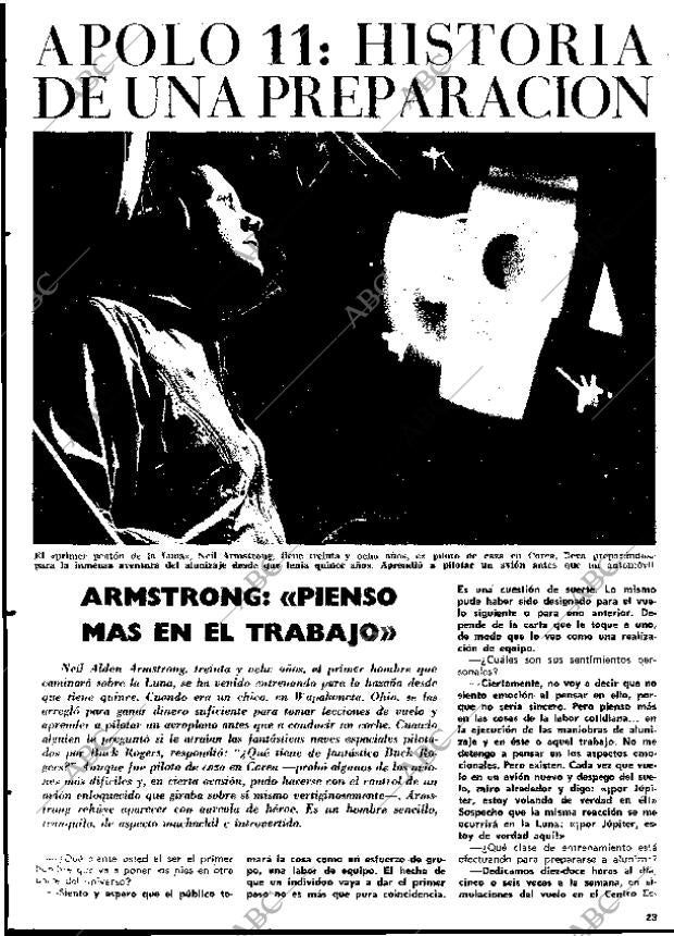 BLANCO Y NEGRO MADRID 05-07-1969 página 23