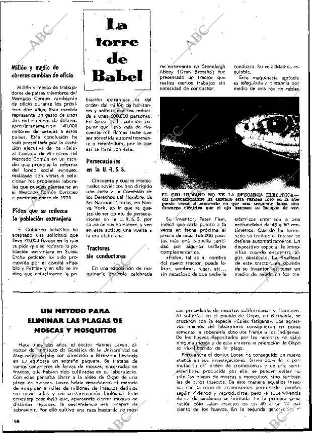 BLANCO Y NEGRO MADRID 05-07-1969 página 66