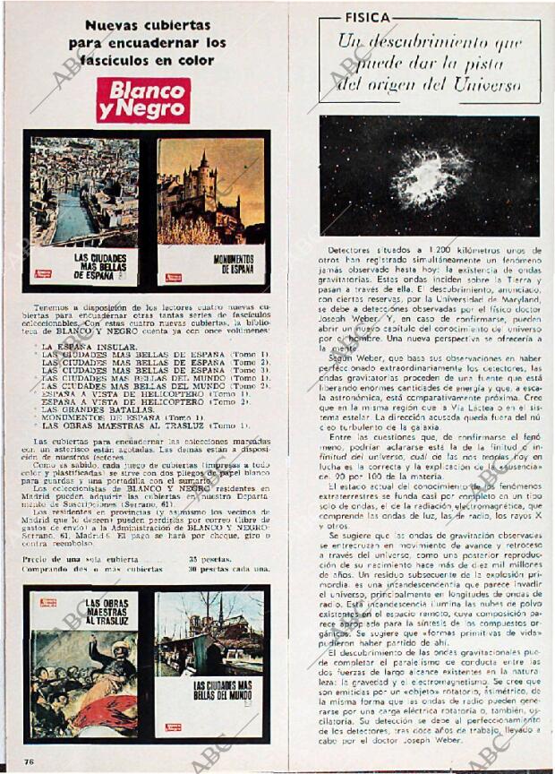 BLANCO Y NEGRO MADRID 05-07-1969 página 76
