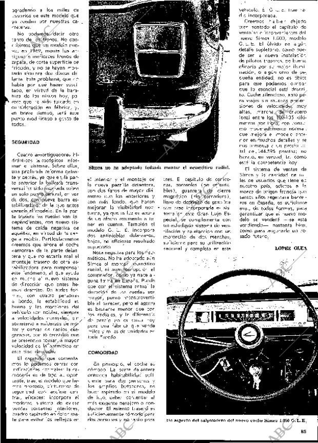 BLANCO Y NEGRO MADRID 05-07-1969 página 85