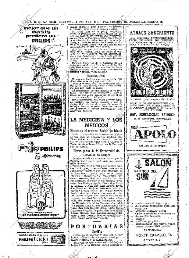 ABC SEVILLA 08-07-1969 página 56