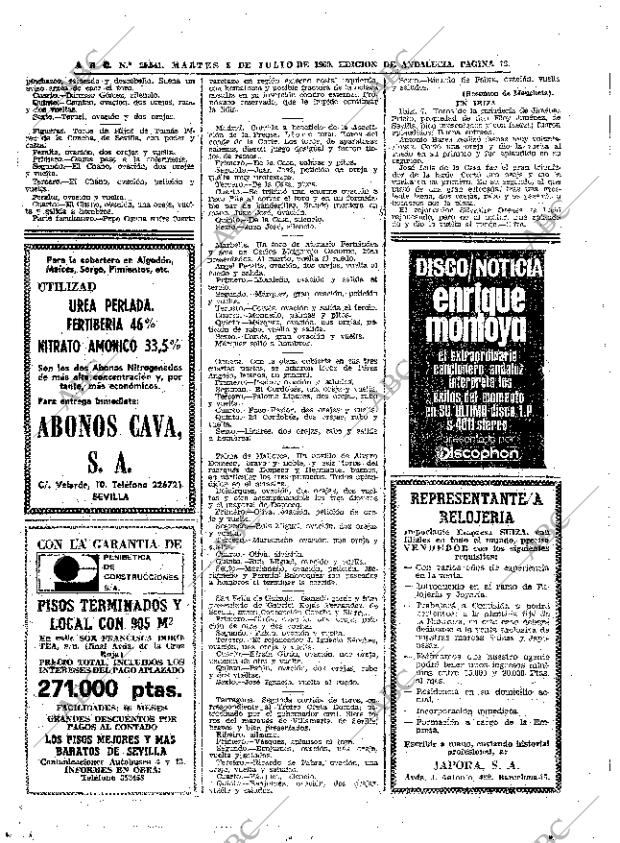 ABC SEVILLA 08-07-1969 página 72