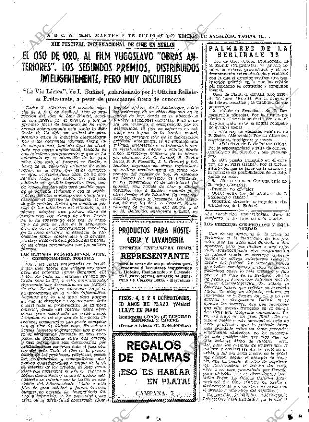 ABC SEVILLA 08-07-1969 página 77