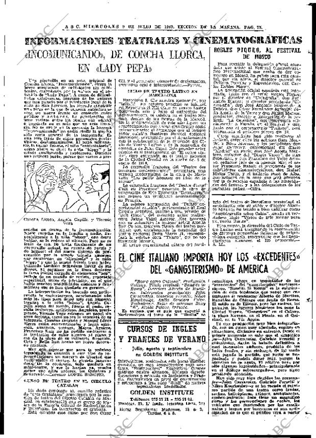 ABC MADRID 09-07-1969 página 75