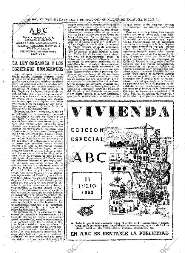 ABC SEVILLA 09-07-1969 página 23