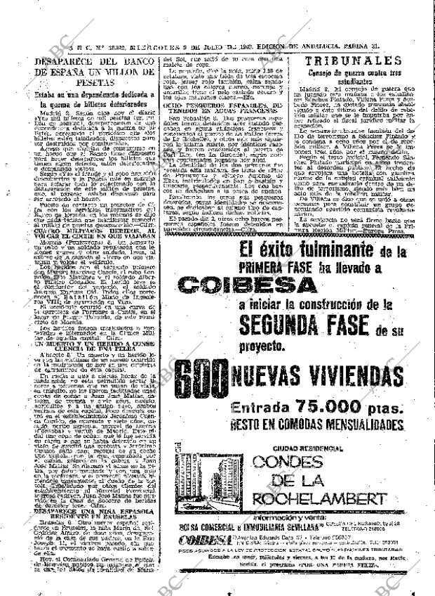 ABC SEVILLA 09-07-1969 página 31