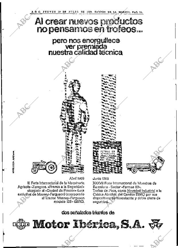 ABC MADRID 10-07-1969 página 70