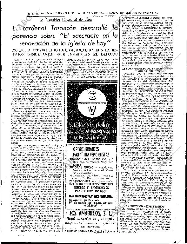 ABC SEVILLA 10-07-1969 página 25