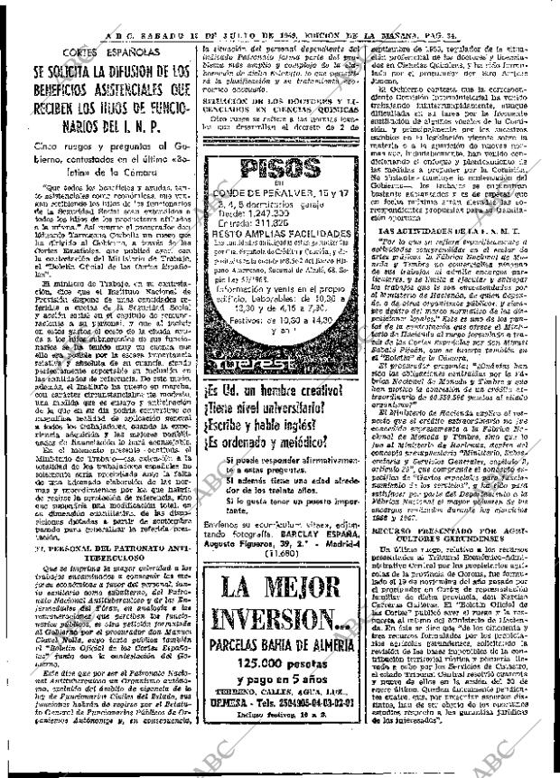 ABC MADRID 12-07-1969 página 34