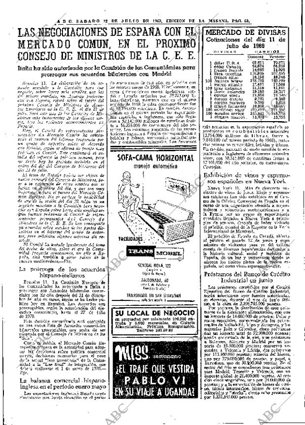 ABC MADRID 12-07-1969 página 63
