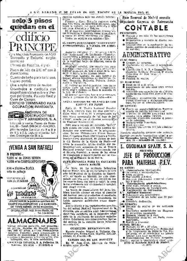 ABC MADRID 12-07-1969 página 82